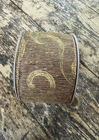 Fashion Ribbon - Gold Santa Workbench