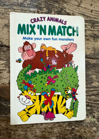 Crazy Animals Mix 'N Match Board Book