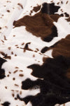 Linen Mart - Cowhide Faux Fur Throw Blanket