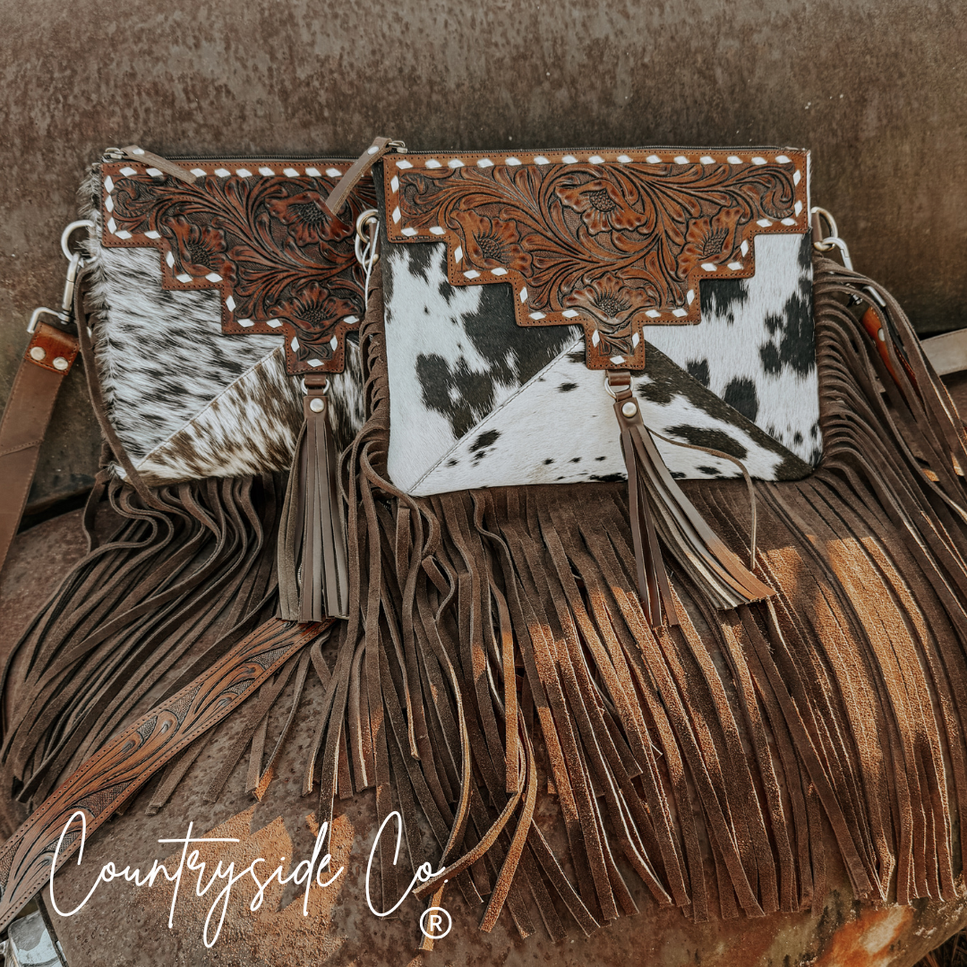 Countryside Co. - Fort Worth Cowhide Crossbody Purse