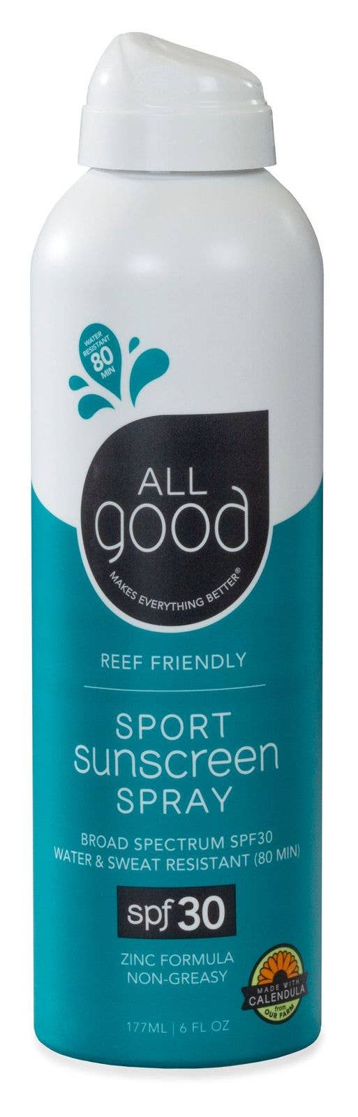 All Good Body Care - Sport Mineral Sunscreen Spray SPF 30