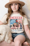 COLORBEAR - American Cowgirl Kids Graphic Tee