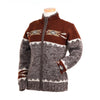 Lost Horizons Knitwear - Mustang Wool Sweater – Cozy Western-Style Hand-Knit Cardigan