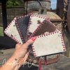 Texas Western Cowhide Bags and More - Tooled Leather Pouch, Bag Organizer,Turquoise, Pink or Brown