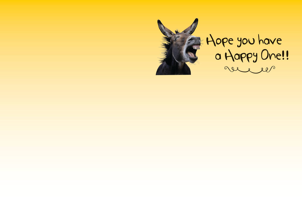 Horse Hollow Press - Donkey Birthday Card