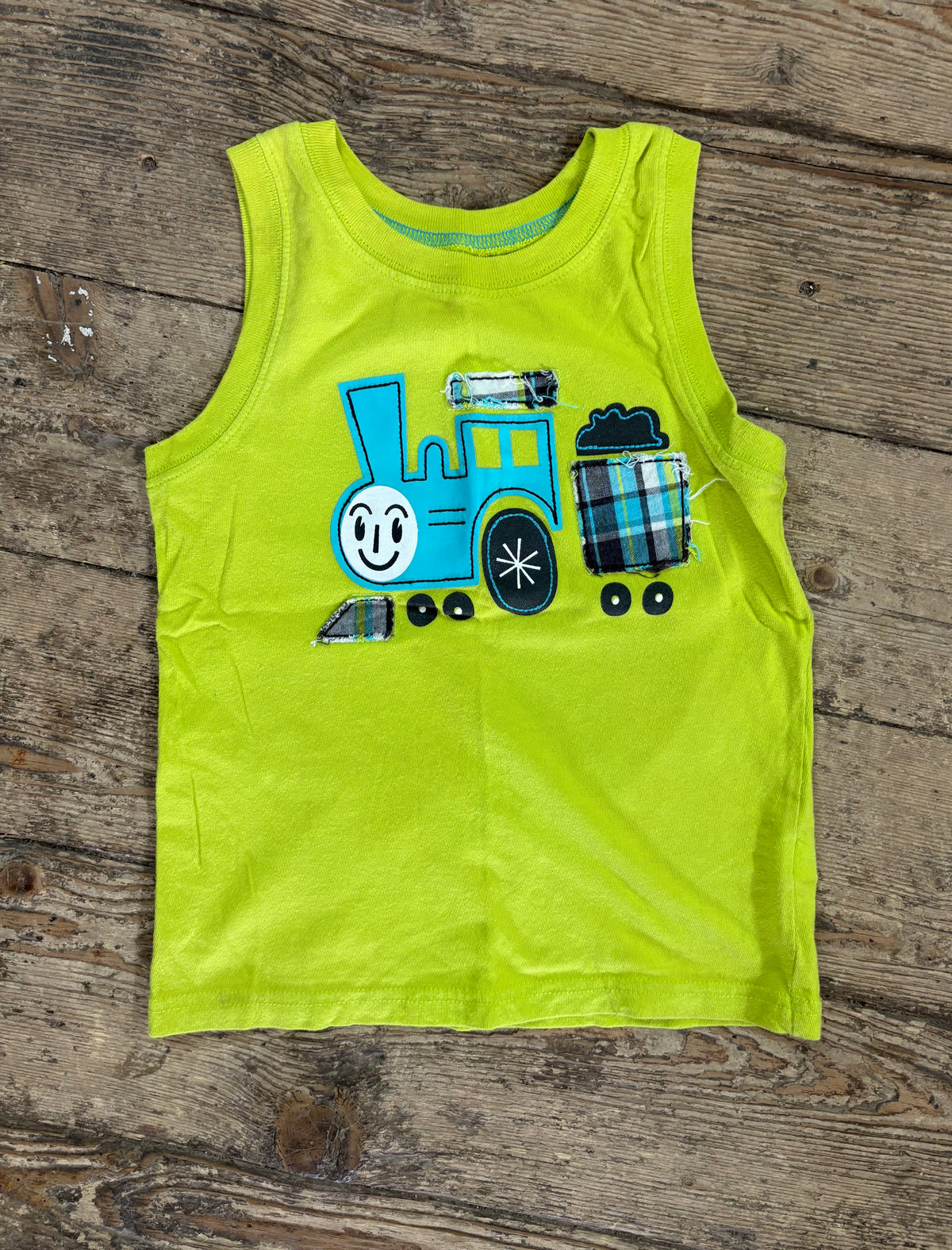 Neon Green Tank - 4t