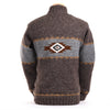 Lost Horizons Knitwear - Navajo Wool Sweater – Full Zip Jacket Western Design