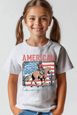COLORBEAR - American Cowgirl Kids Graphic Tee