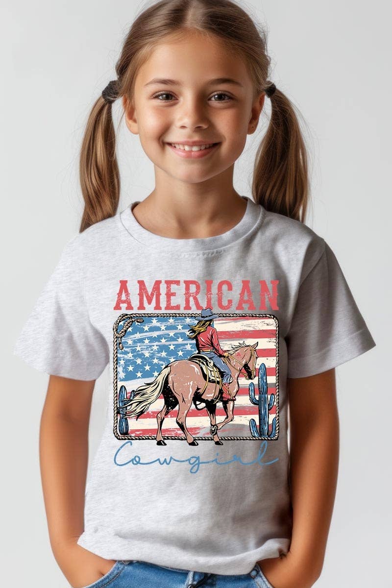 COLORBEAR - American Cowgirl Kids Graphic Tee