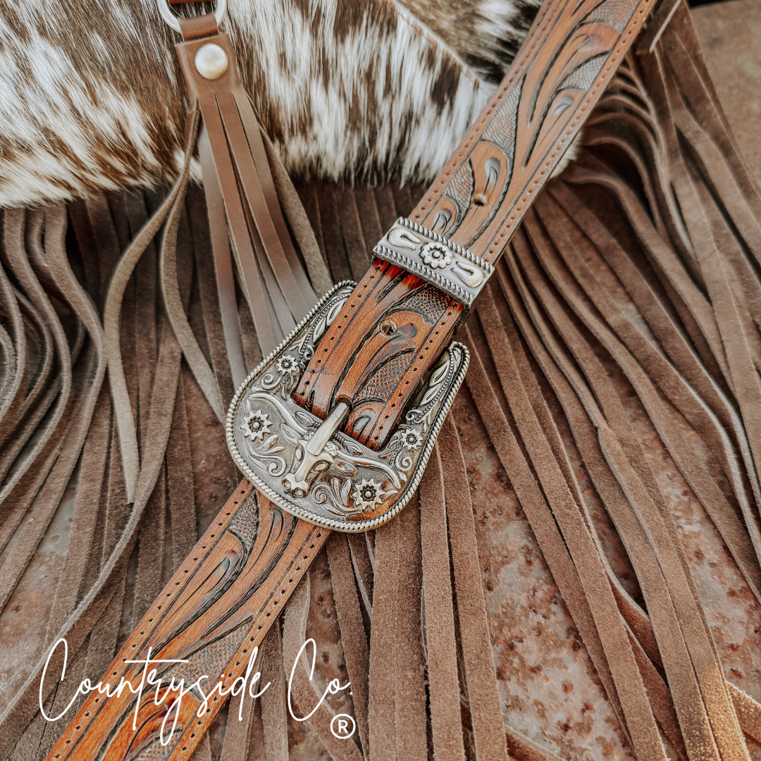 Countryside Co. - Fort Worth Cowhide Crossbody Purse