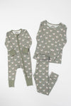 American Farm Company - Sage Chickens Toddler/Youth Bamboo Pajama Set