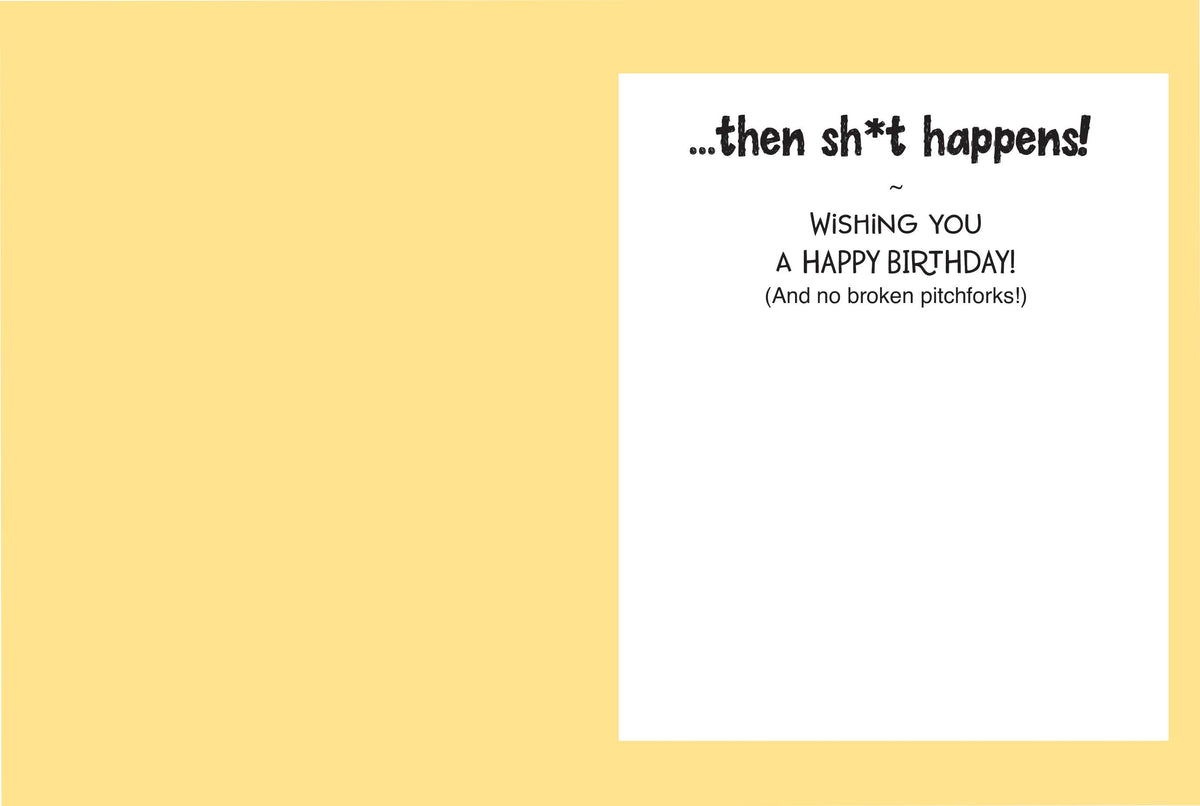 Horse Hollow Press - Horse Birthday Card | Drinking