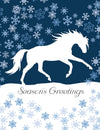 Horse Hollow Press - Horse Christmas Card / Horse Show / Holiday Greeting Card