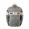 Lost Horizons Knitwear - Navajo Wool Sweater – Full Zip Jacket Western Design