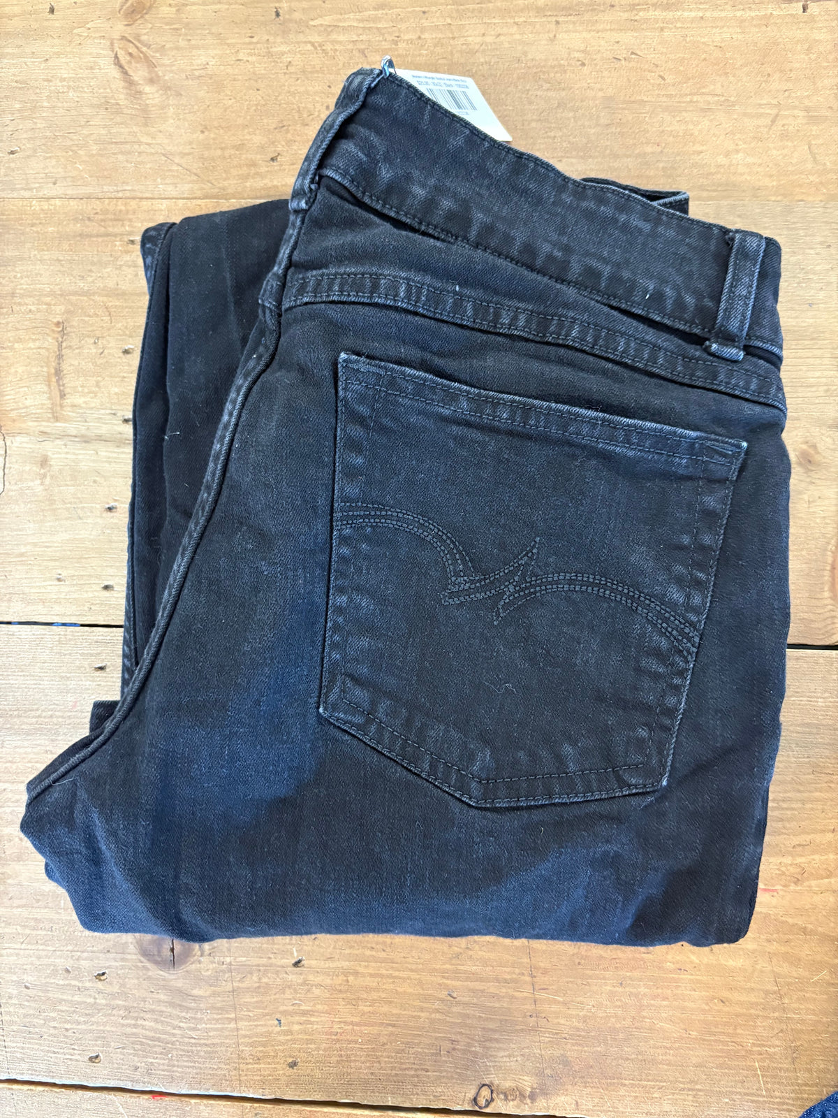 Women's Wrangler Bootcut Jeans-Black-30x32