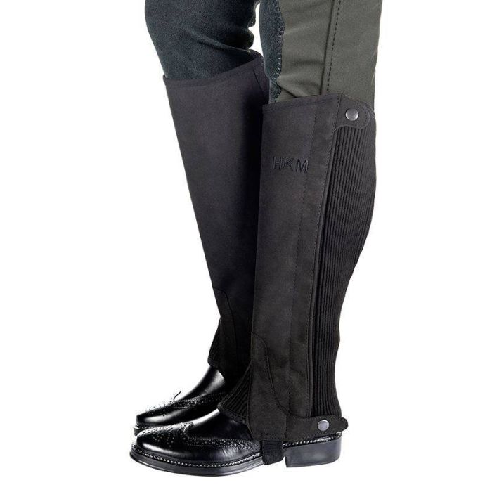 HKM Half Chaps - Microfiber - Imitation Leather