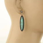 Boho Ranch Shop - Western Oval Navajo Style Post Earrings