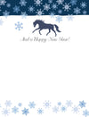 Horse Hollow Press - Horse Christmas Card / Horse Show / Holiday Greeting Card
