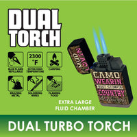 Big Bubba Country Dual Torch Lighter - Assorted