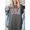 COLORBEAR - Floral USA Graphic Heavyweight T Shirts
