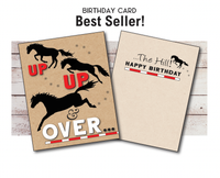 Horse Hollow Press - Horse Birthday Card | Up & Over