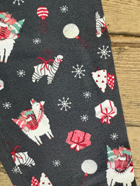 Christmas Llama Leggings - S