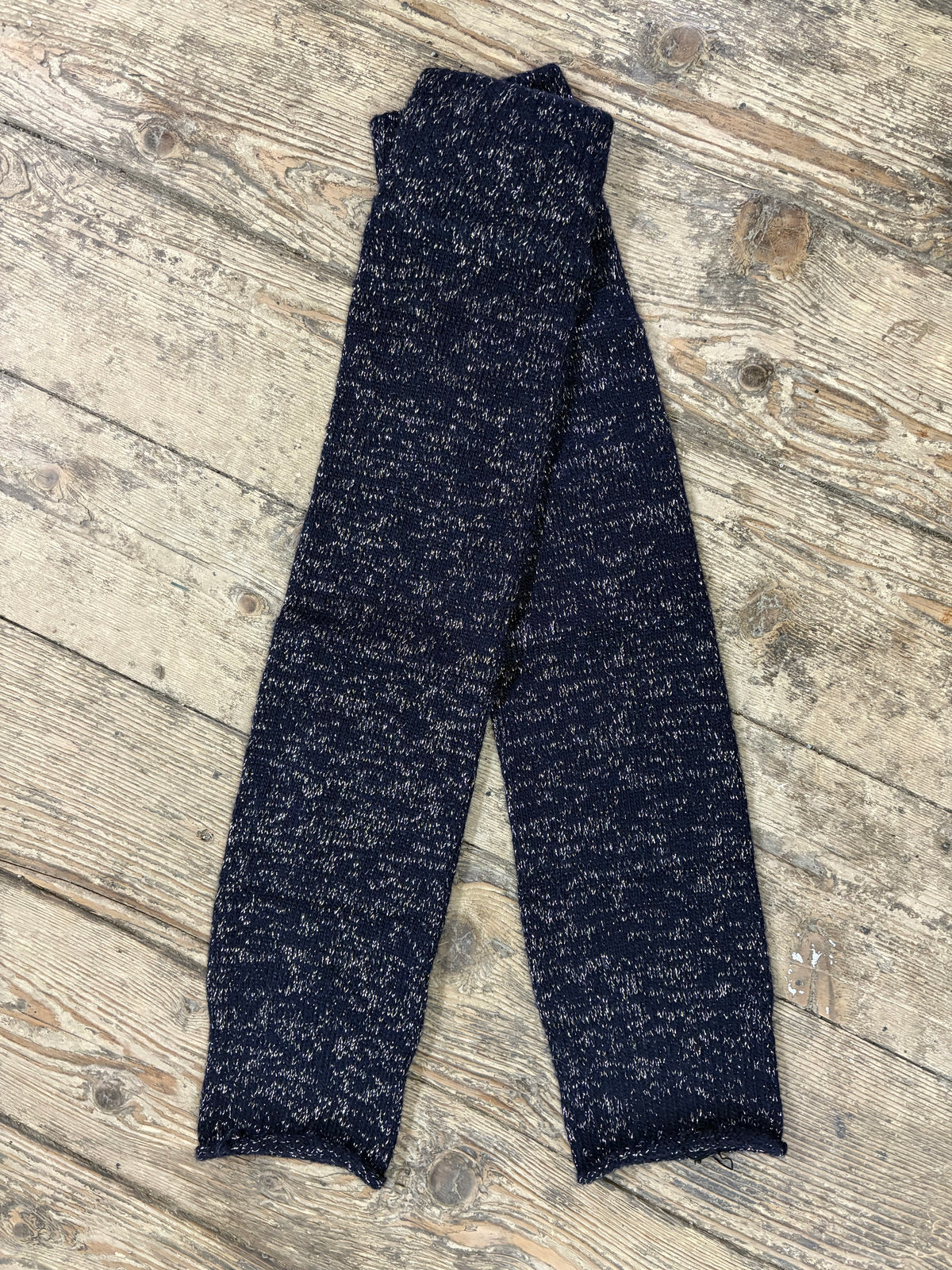 Leg Warmers - Black with Gold
