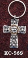 Cross Keychain - Horse