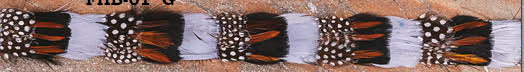 Hat Band Feather Straight Tie