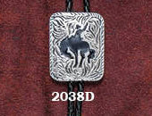 Bolo Western Black & Silver Bronc