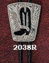 Bolo Western Black/Silver Boot
