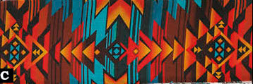 100% Silk Scarf Patterened