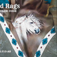 100% Silk Scarf Patterened