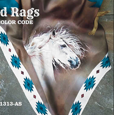 100% Silk Scarf Patterened