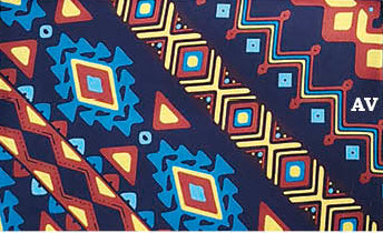 100% Silk Scarf Patterened