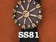 Scarf Slide Rnd 1.5" with Arrow B/S/G