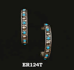 Earring Large Cuff Turquoise