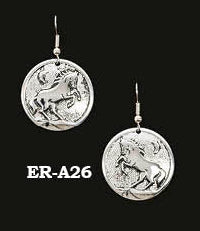 Earring Rearing Horse Made in USA
