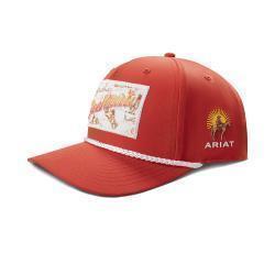 Ariat Ladies Cap Snap Back Yee Haw Patch Red