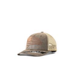 Ariat Youth Semi Curved Bill Distressed Flag BR