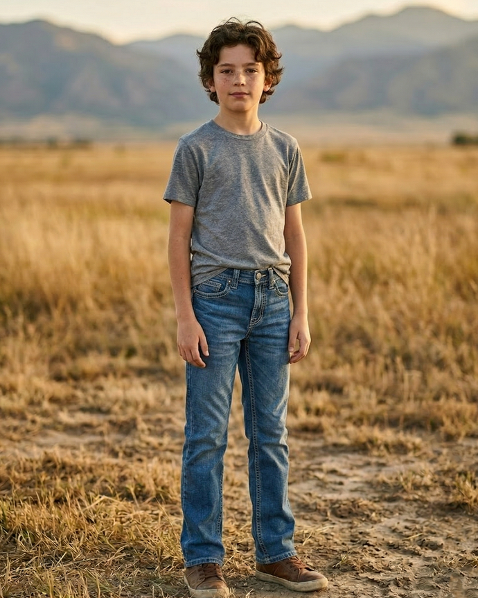 Boy's Western Jeans Fancy Pocket