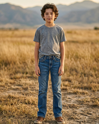 Boy's Western Jeans Fancy Pocket