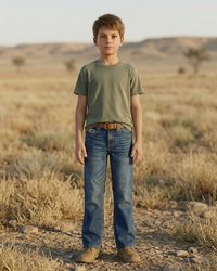 Boy's Western Jeans Fancy Pocket