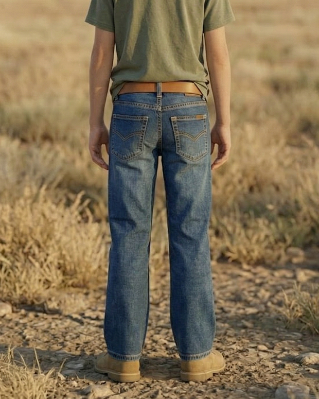 Boy's Western Jeans Fancy Pocket