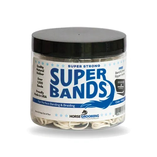 Super Rubber Bands for Braiding and Banding Super Natural Bands by Healthy HairCare