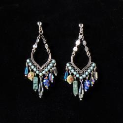 Blazin Roxx Chandelier Earrings Multi Colored