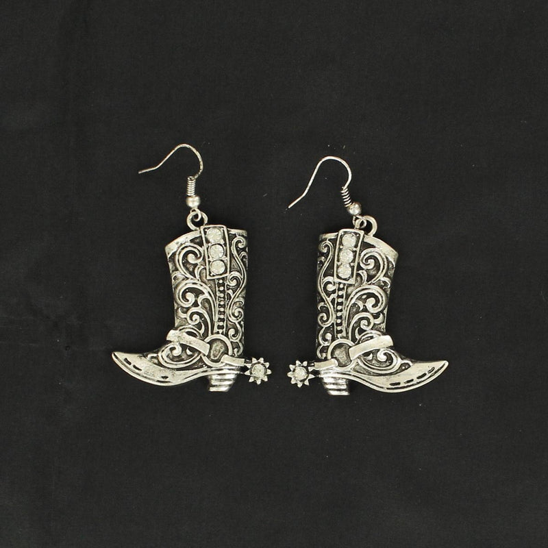 Blazin Roxx Earrings Cowboy Boot Drop