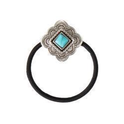 Blazin Roxx Hair Tie Diamond Turquoise