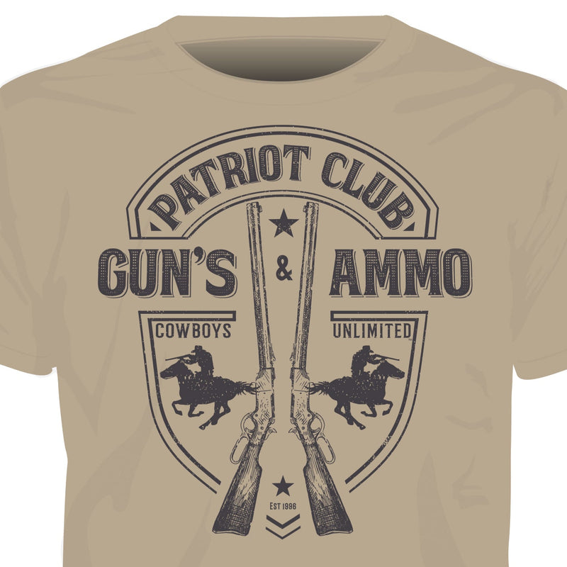 Moss Brother's Guns & Ammo Dessert Sand Men's Tee