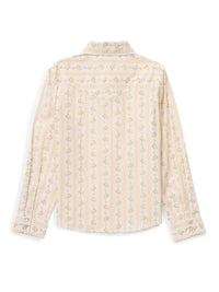 Ely & Walker Long Sleeve Buttermilk Rose Girls Print